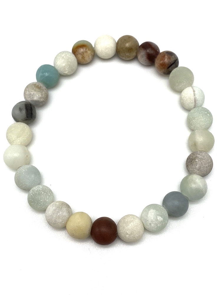 Amazonite Gemstone Bracelet 4mm Beads - Crystal Bracelets – Djuna Studios