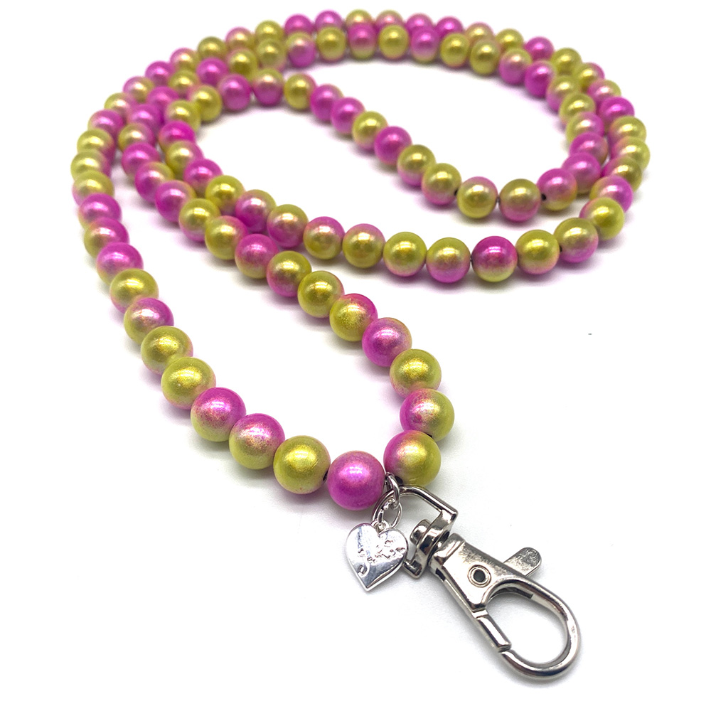 Sherbet Duo Bead Lanyard